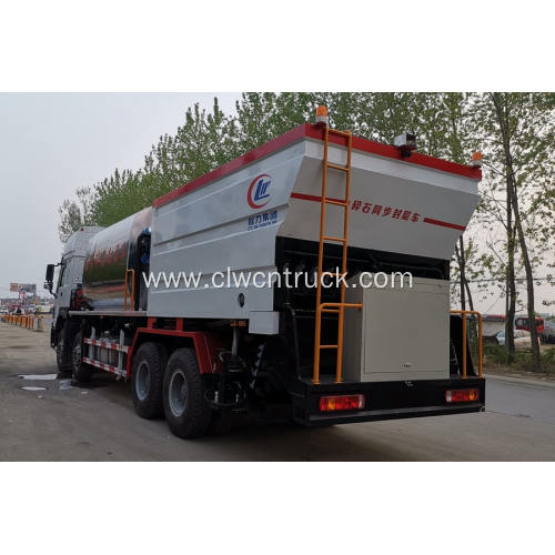 SINOTRUCK 23CBM Bitumen And Gravel Synchronous Seal Truck